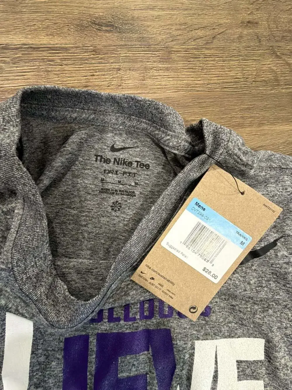 Nike Bulldogs Dri-FIT 'Believe The Hype' Graphic T-Shirt
